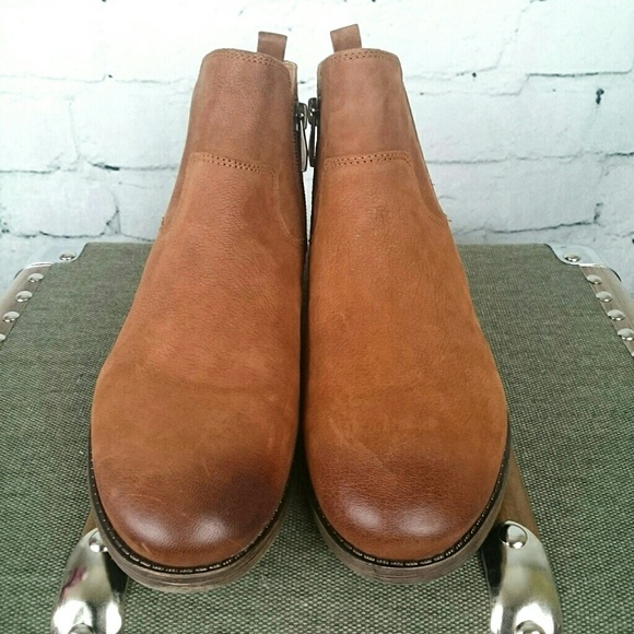 Franco Sarto, Kempton, leather, flat, ankle boots - Picture 2 of 6